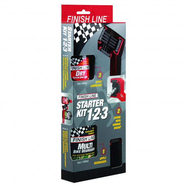 Finish Line - Starter Kit 1-2-3 Grungebrush Combo 2 - Set - Outil vélo
