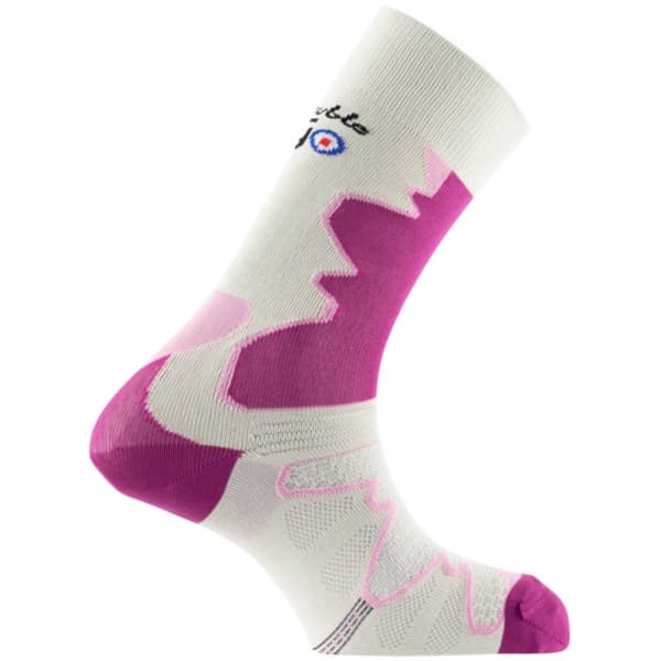 Chaussette randonnée THYO LA DOUBLE TREK HIGH BEIGE/ROSE