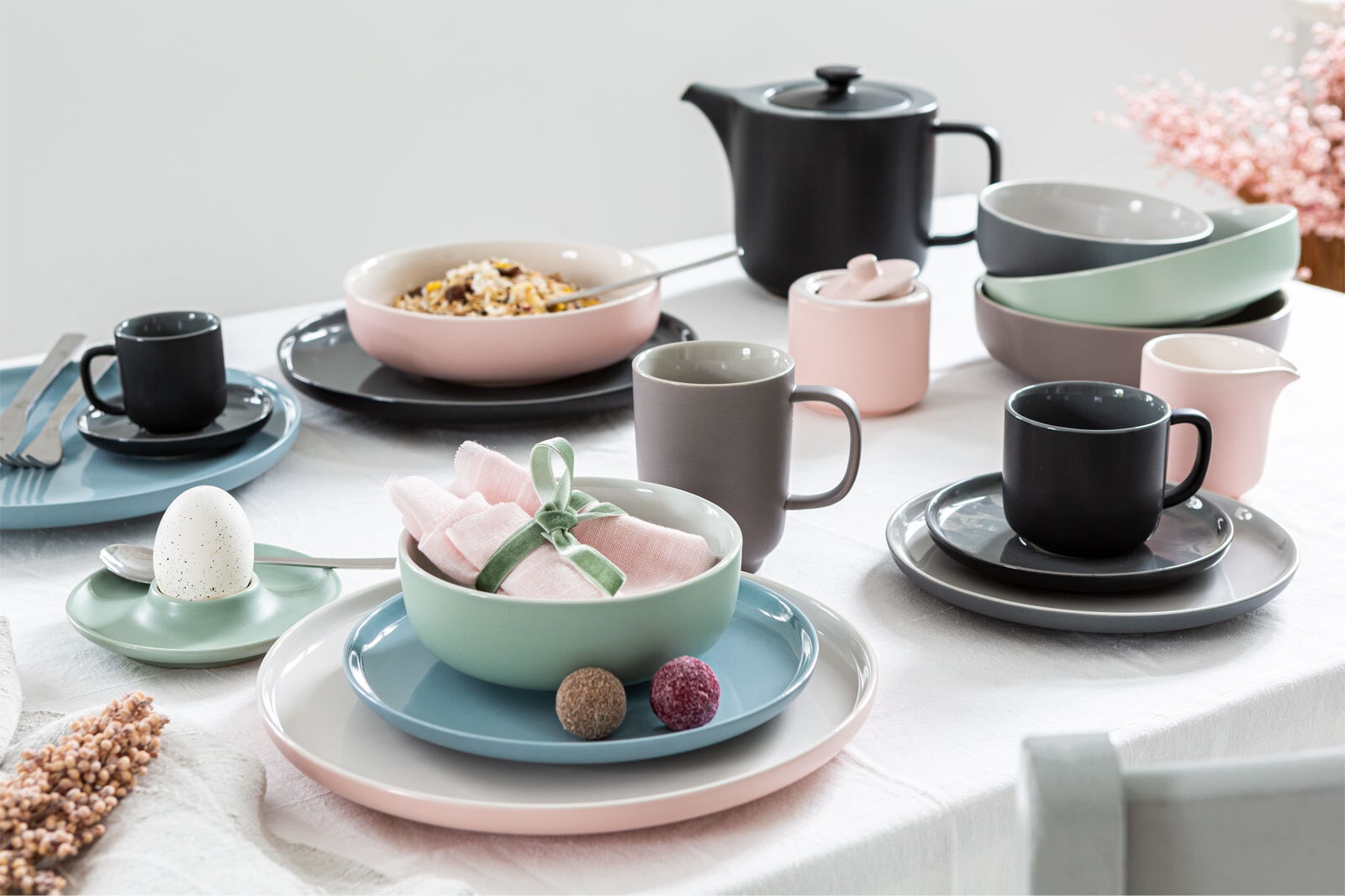 Ritzenhoff & Breker Espressotasse JASPER 6er Set schwarz