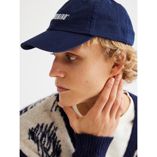 Woodbird Core Twill Kasket, Navy
