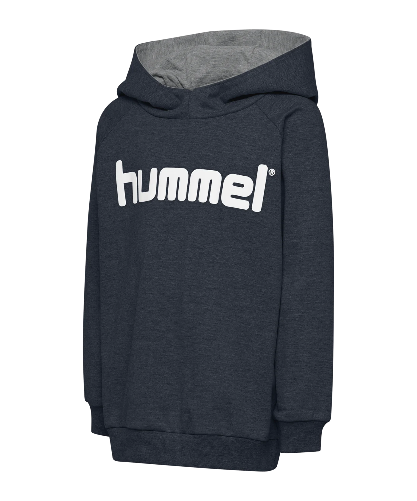 Hummel Cotton Logo Hoody Kids Grau F8571
