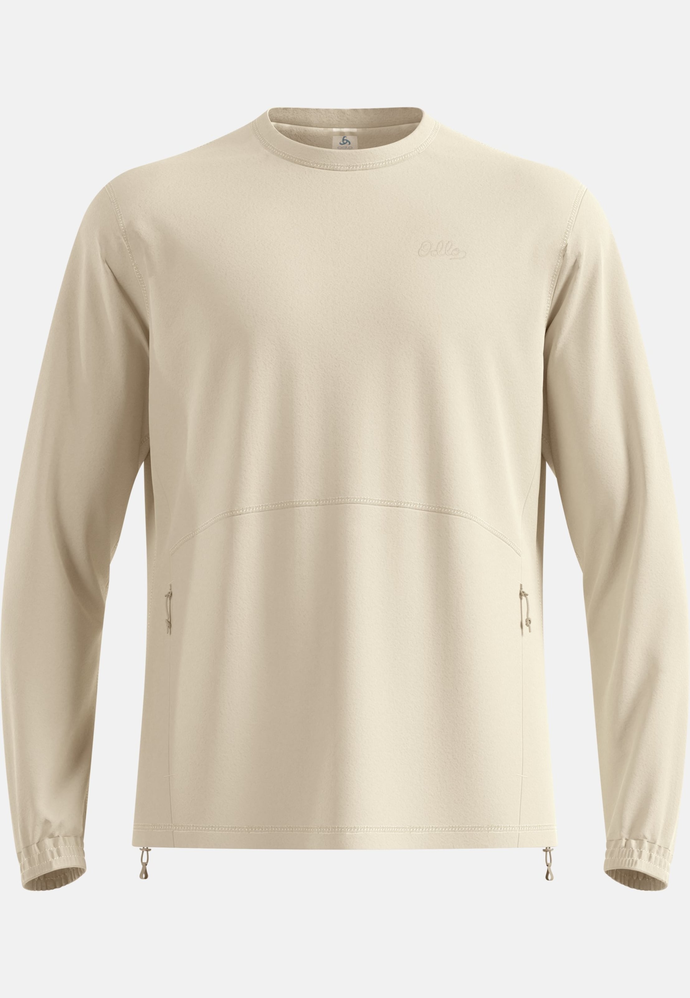 Klassischer Essentials Multisport Mid Layer aus Fleece mit Rundhalsausschnitt in Agate gray