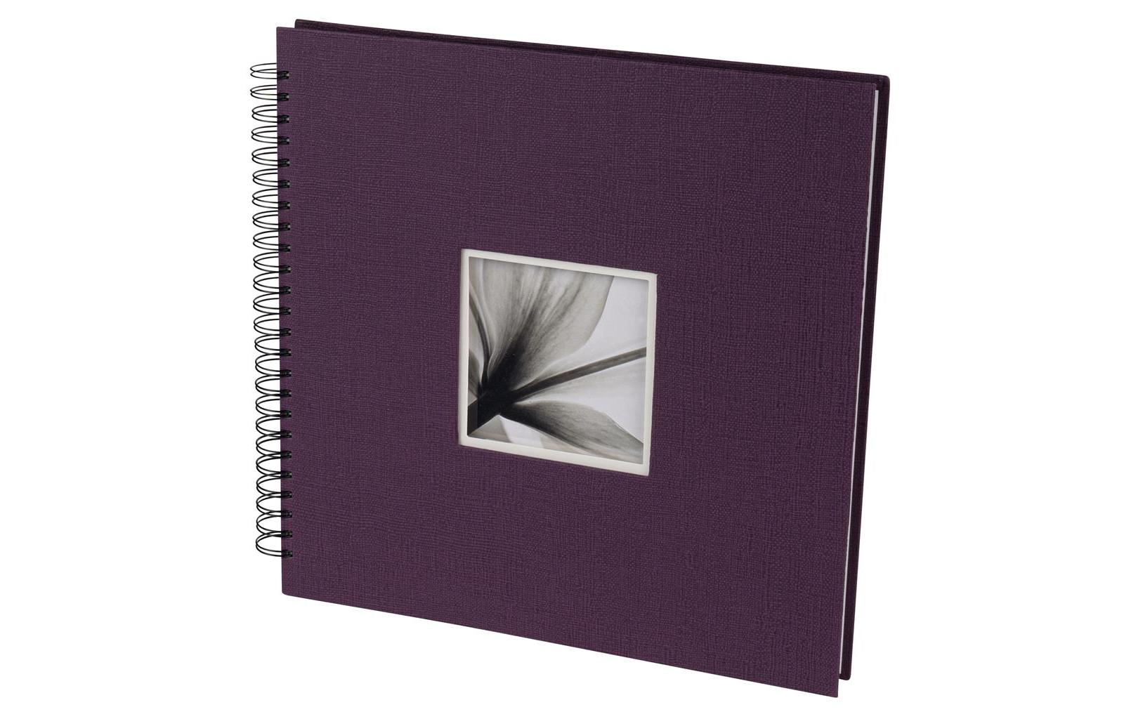 Fotoalbum Unitex Spiralalbum 34 x 34 cm, ViolettFotobuch für schöne Fotos und unvergessliche Erinnerungen