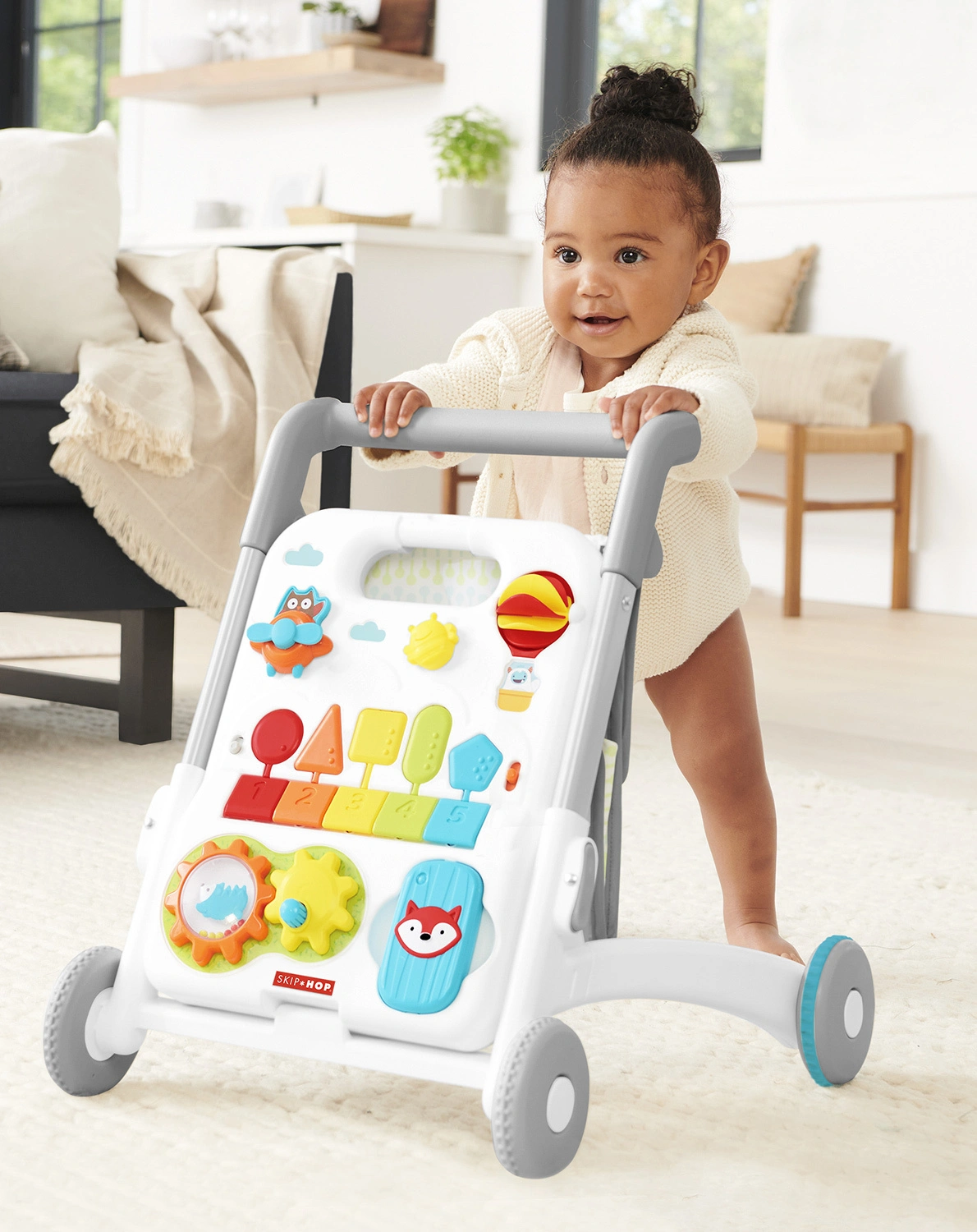Lauflernwagen EXPLORE&MORE 4-in-1 in bunt