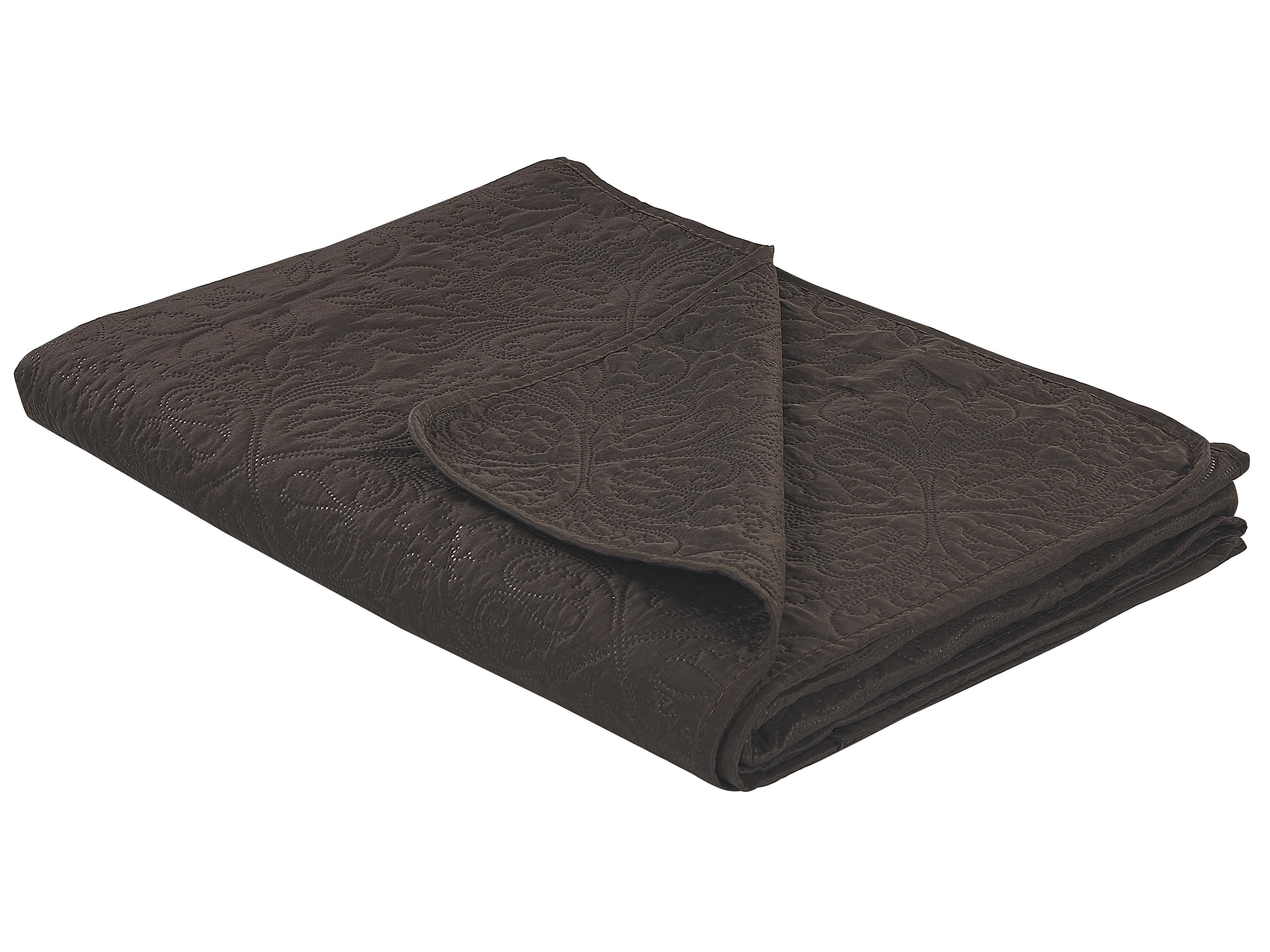 Sprei RAYEN 140 x 210 cm Bruin