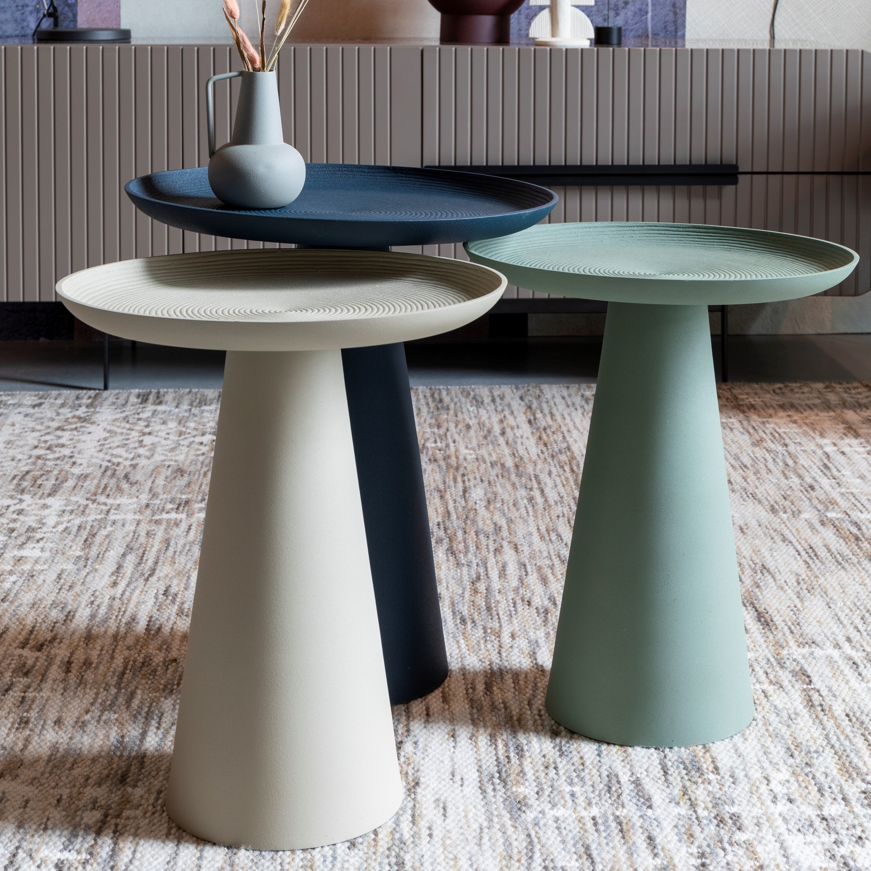 by fonQ basic Tira Bijzettafel - Groen - Ã 34,5 cm