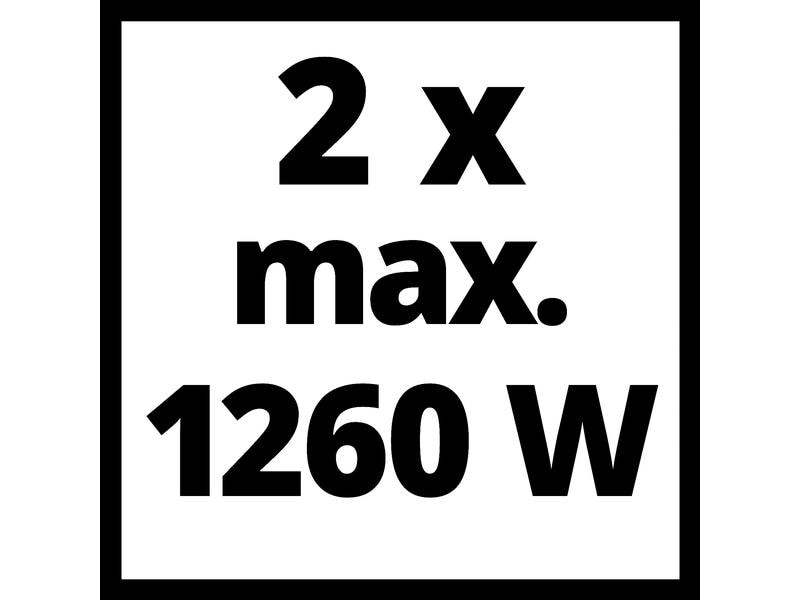Einhell Akku PXC-Twinpack 18 V, 5.2 Ah Zwei Power X-Change Akkus mit hochwertigen Li-Ion Zellen