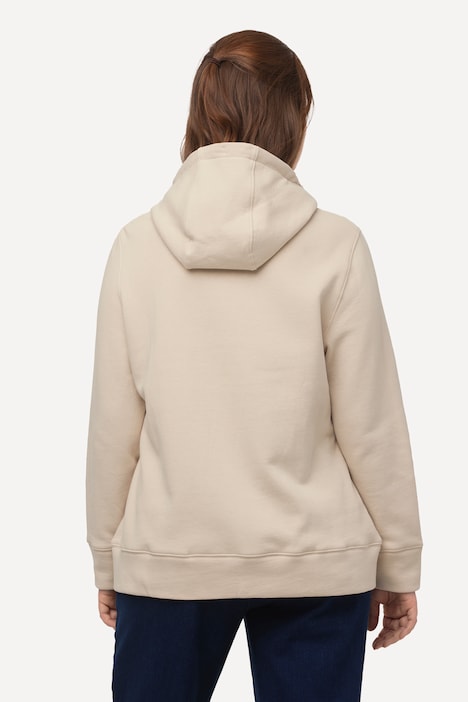 Hoodie, Zipper, Kapuze, Langarm, Biobaumwolle