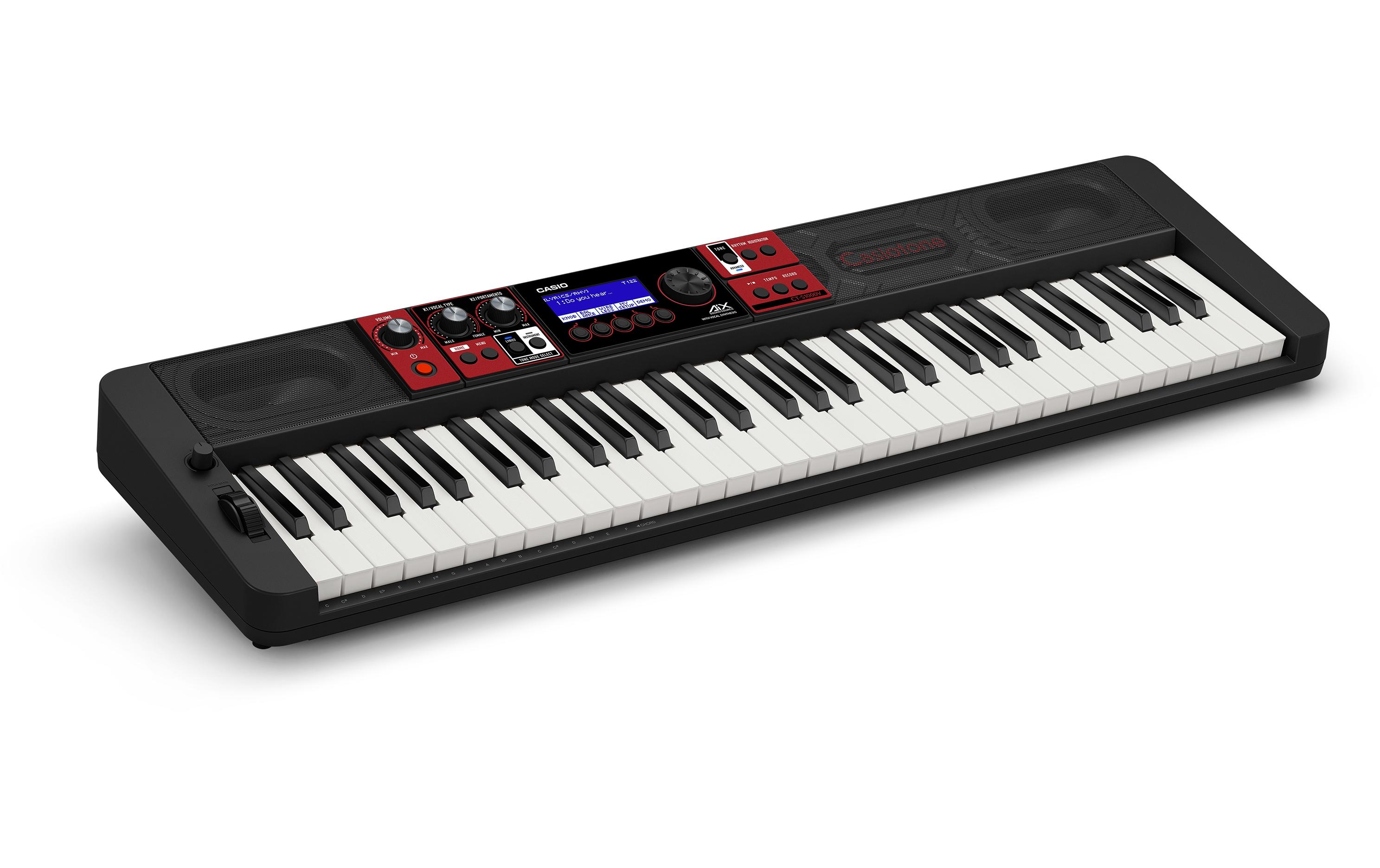 Keyboard CT-S1000 V<br>Keyboard mit 61 Tasten und Vocal-Synthesis-Technologie von CASIO