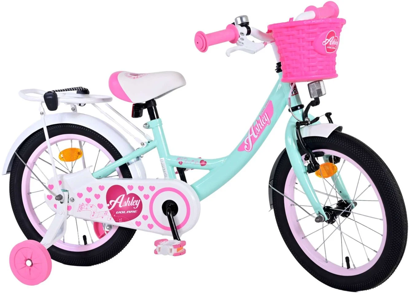 Volare - Børnecykel 16'' - Ashley Grøn