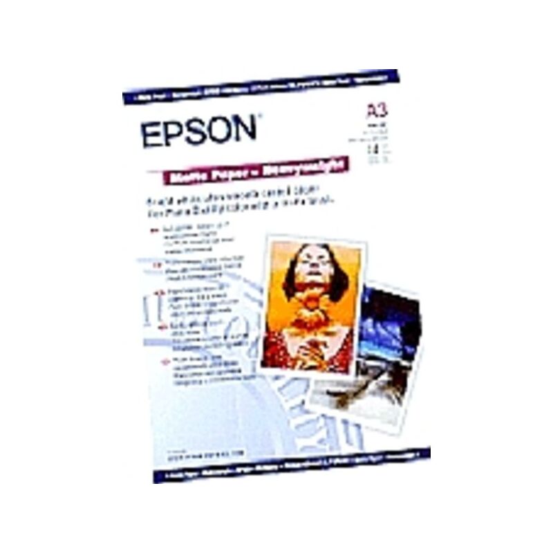 Epson Matte Paper Heavyweight Fotopapier, A3, 167 g/m², matt