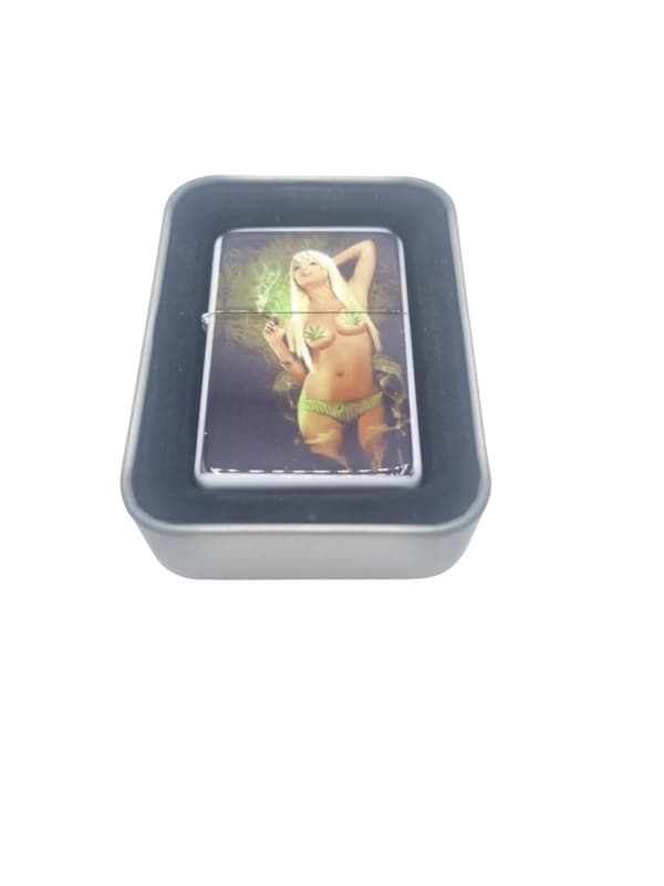 Woman bensin lighter