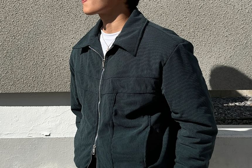 SeoulPop - Corduroy jack met rits