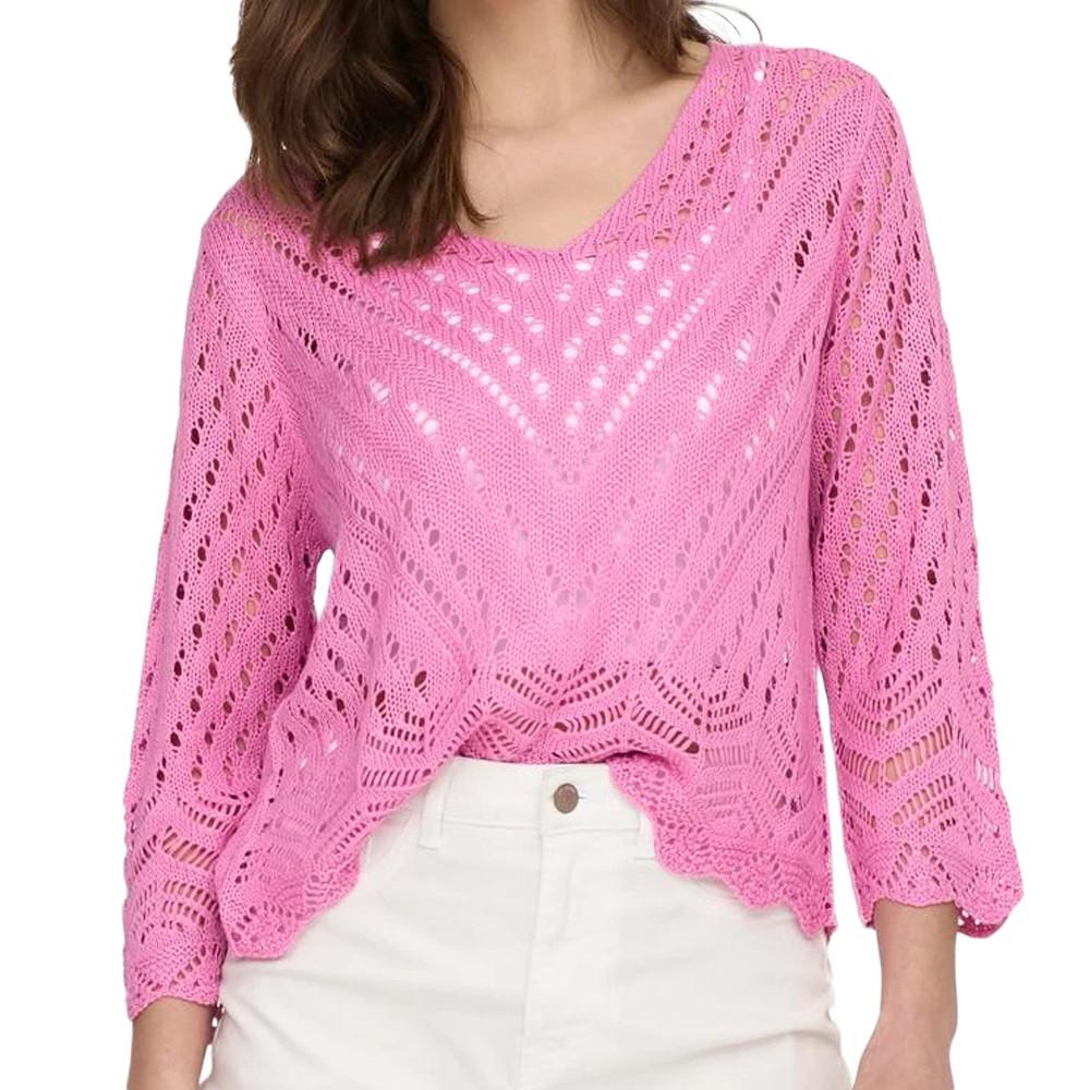 JDY Pull En Maille Rose Femme JDY NEW
