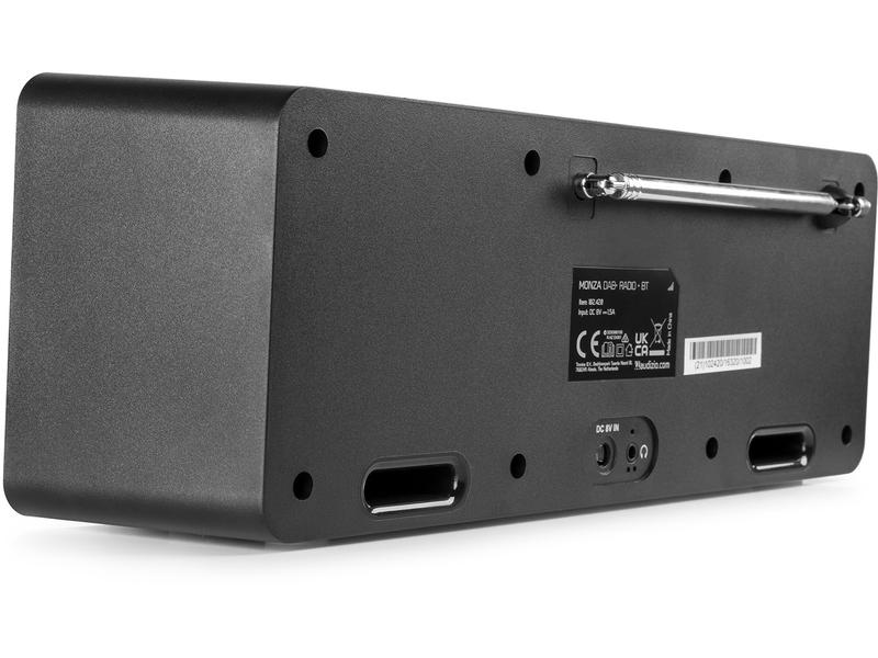 Audizio DAB  Radio Monza Schwarz Portables DAB  Radio mit FM-Funktion und Bluetooth-Konnektivität