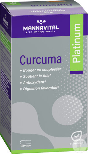 Mannavital Curcuma Platinum Caps 180