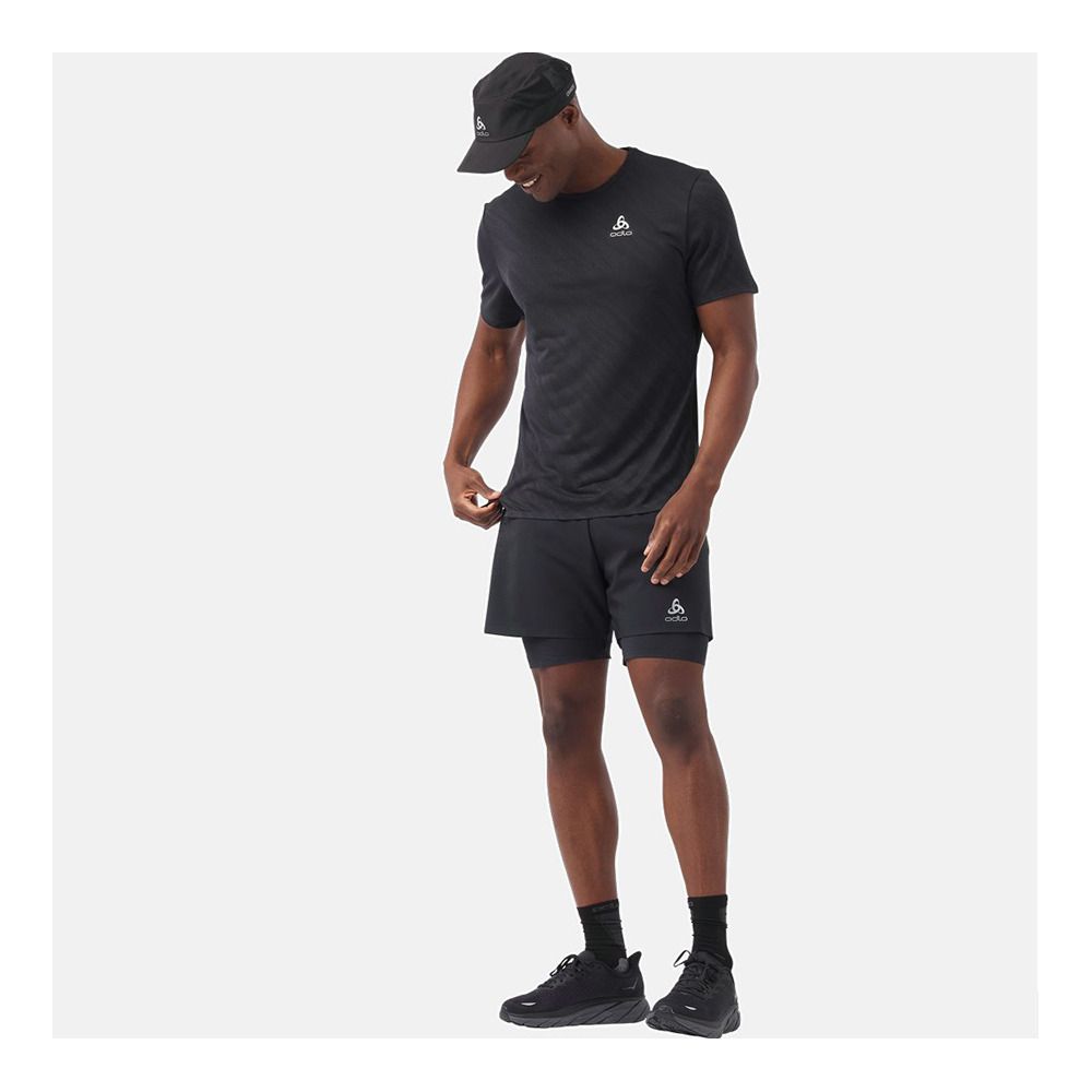 Odlo ZEROWEIGHT ENGINEERED - Maillot Homme black melange