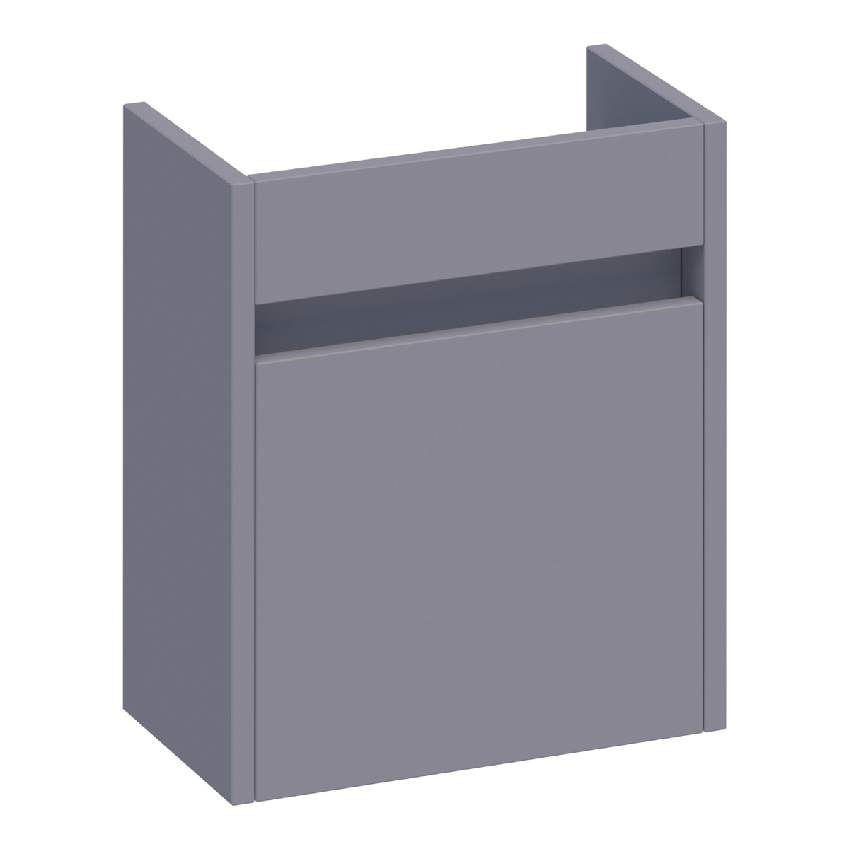 Brauer Adore fonteinkast 40cm met 1 deur rechtsdraaiend grijs mat