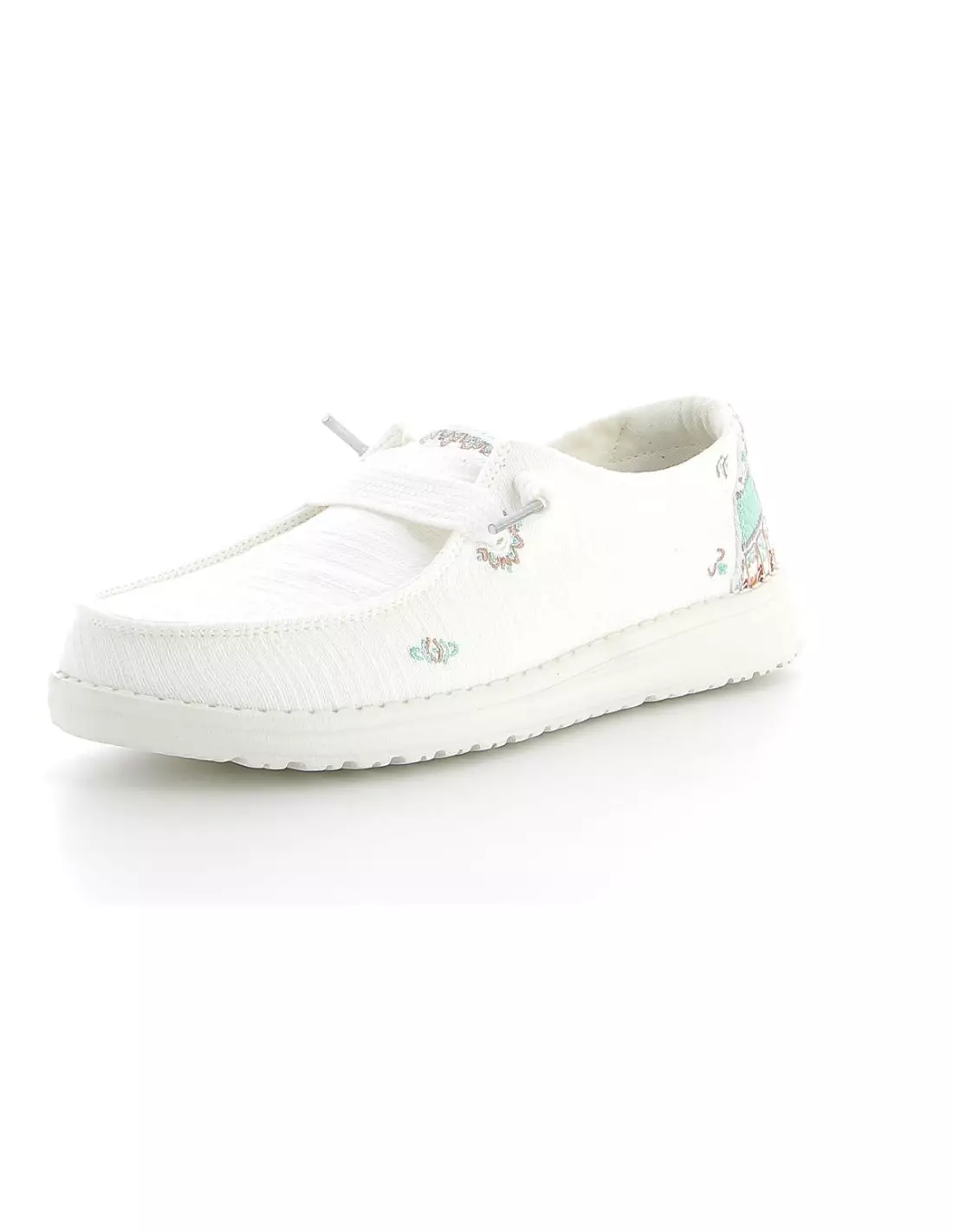 DUDE WENDY FLORA - Espadrilles Lilywhite