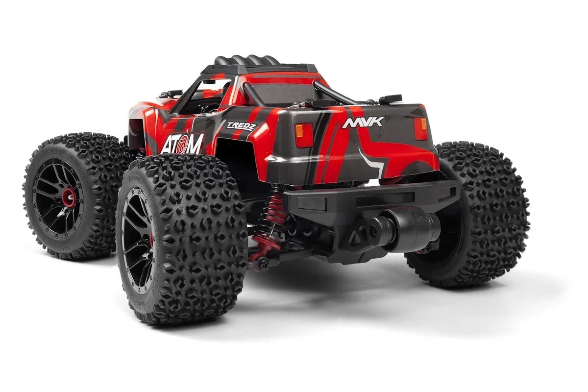 Maverick - Fjernstyret Bil Atom AT1 1/18 4WD Elektrisk Truck - Rød