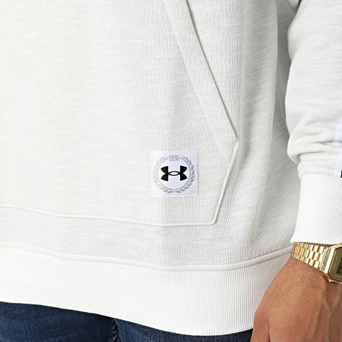 Sweat Capuche 1373813 Blanc Chiné