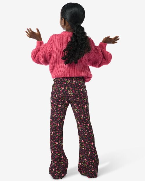 legging enfant côtelé rouge