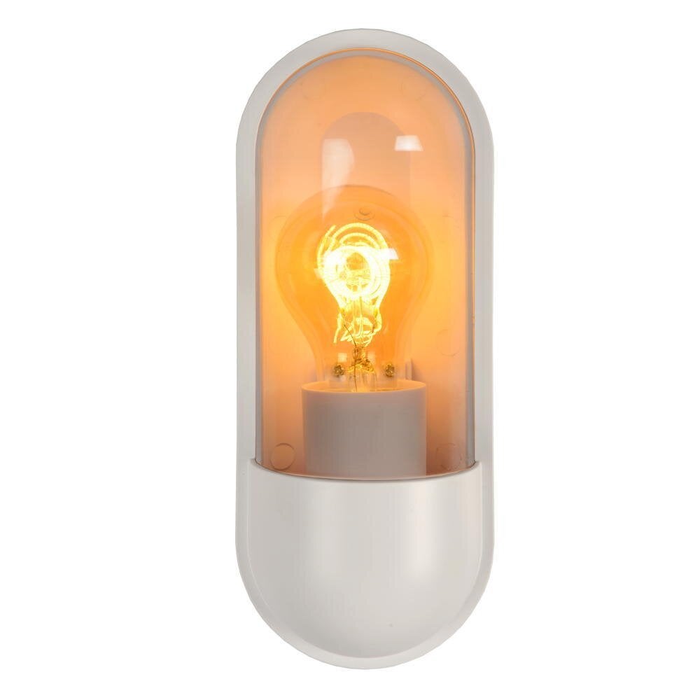 Capsule wandlamp in wit E27 IP54