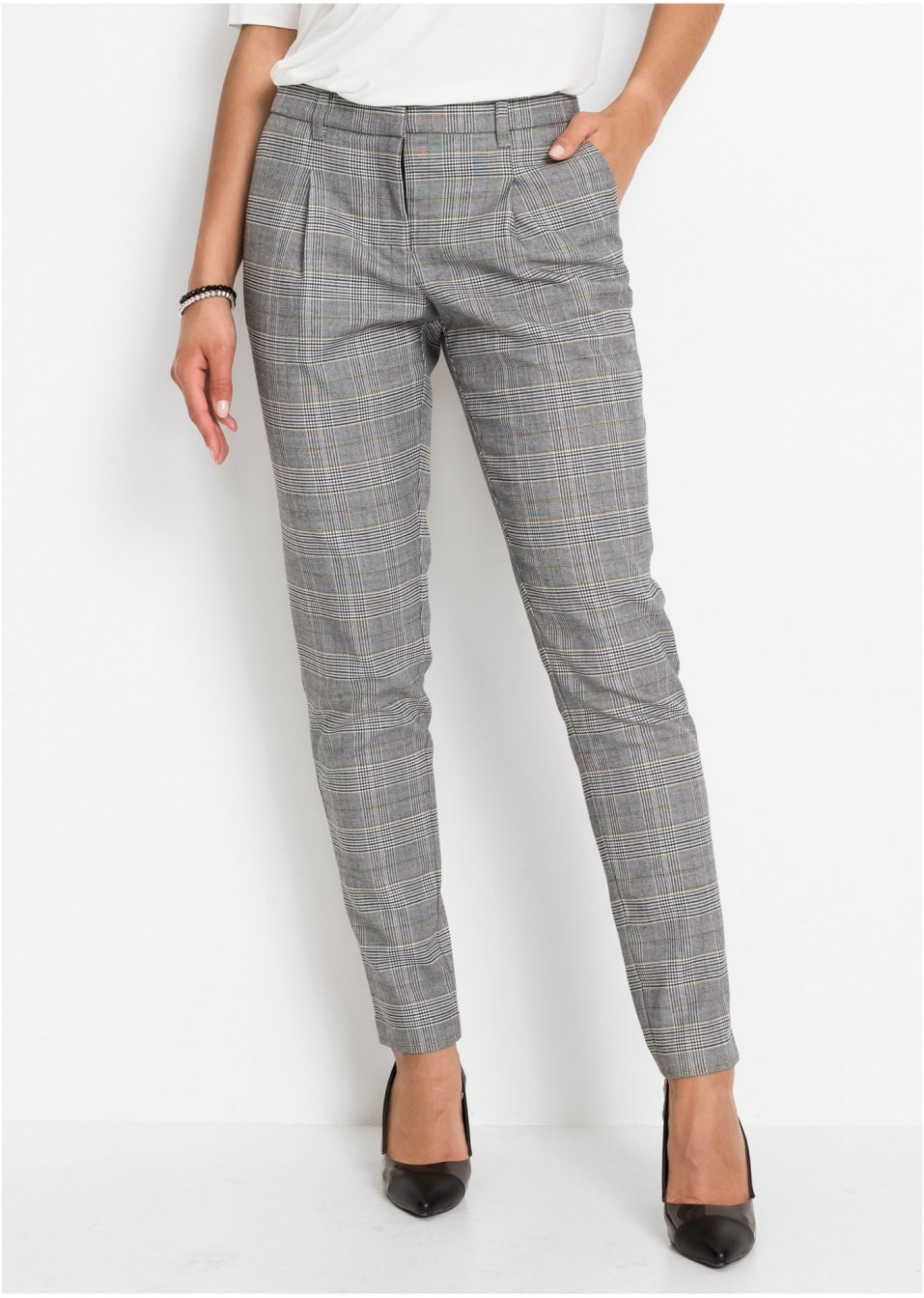 Pantalon business à carreaux
