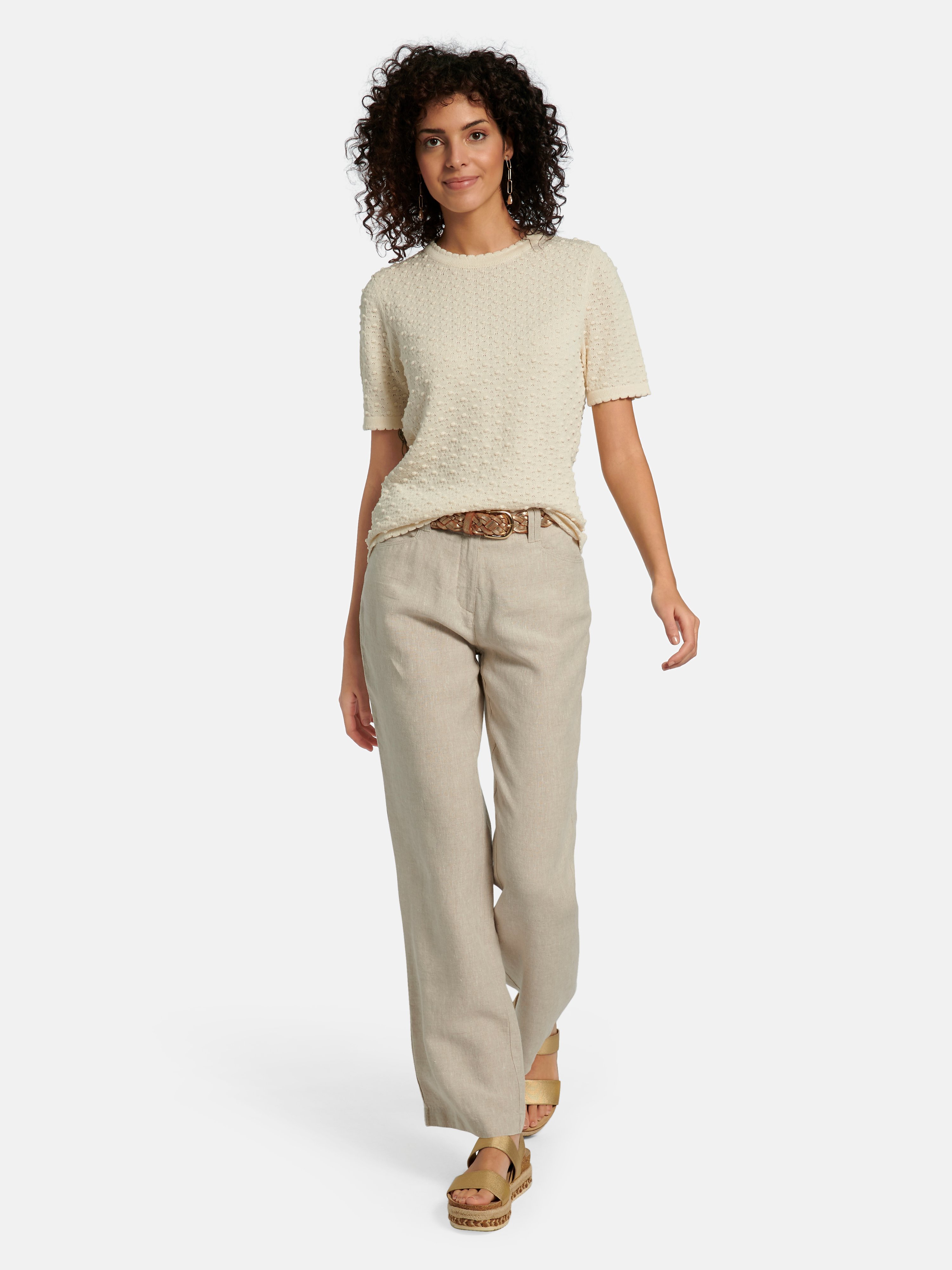 Rundhals-Pullover aus 100% SUPIMA®-Baumwolle