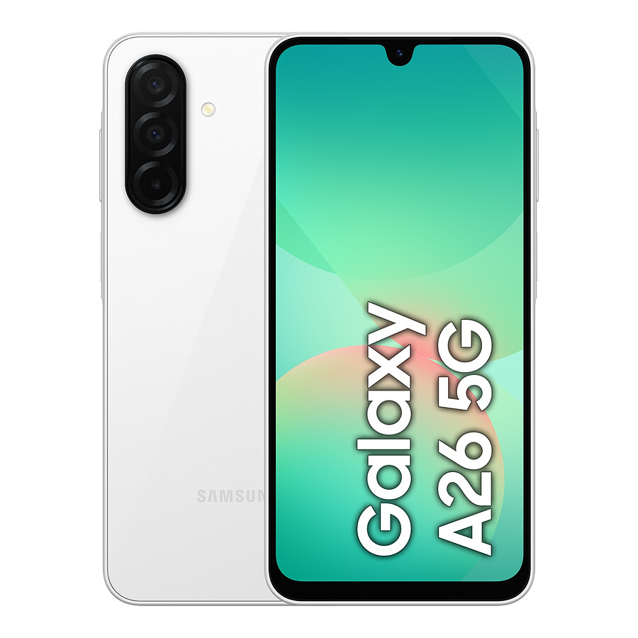 Samsung Galaxy A26 5G (Blanc) - 256 Go - 6 Go