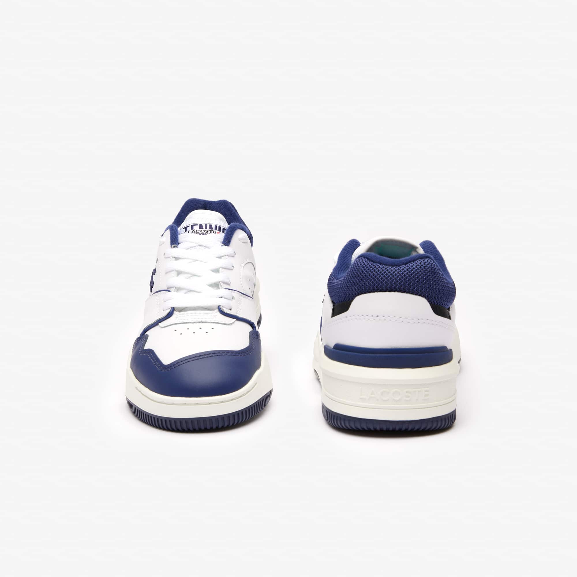 Sneakers Lineshot femme en cuir talon siglé Sneakers - Blanc - Lacoste - Femme