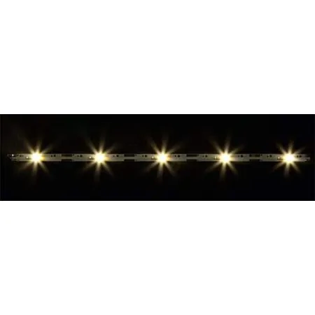 FALLER 180654 2 LED-Lichtleisten, warm weiß, 180 mm (2 x), Spur H0, Spur TT, Spur N