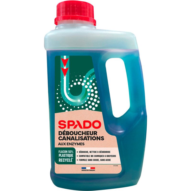 Déboucheur biologique Spado - Flacon 1 L