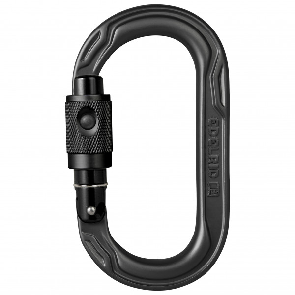 Edelrid - Oval Power 2500 Permalock - Mousqueton à verrouillage