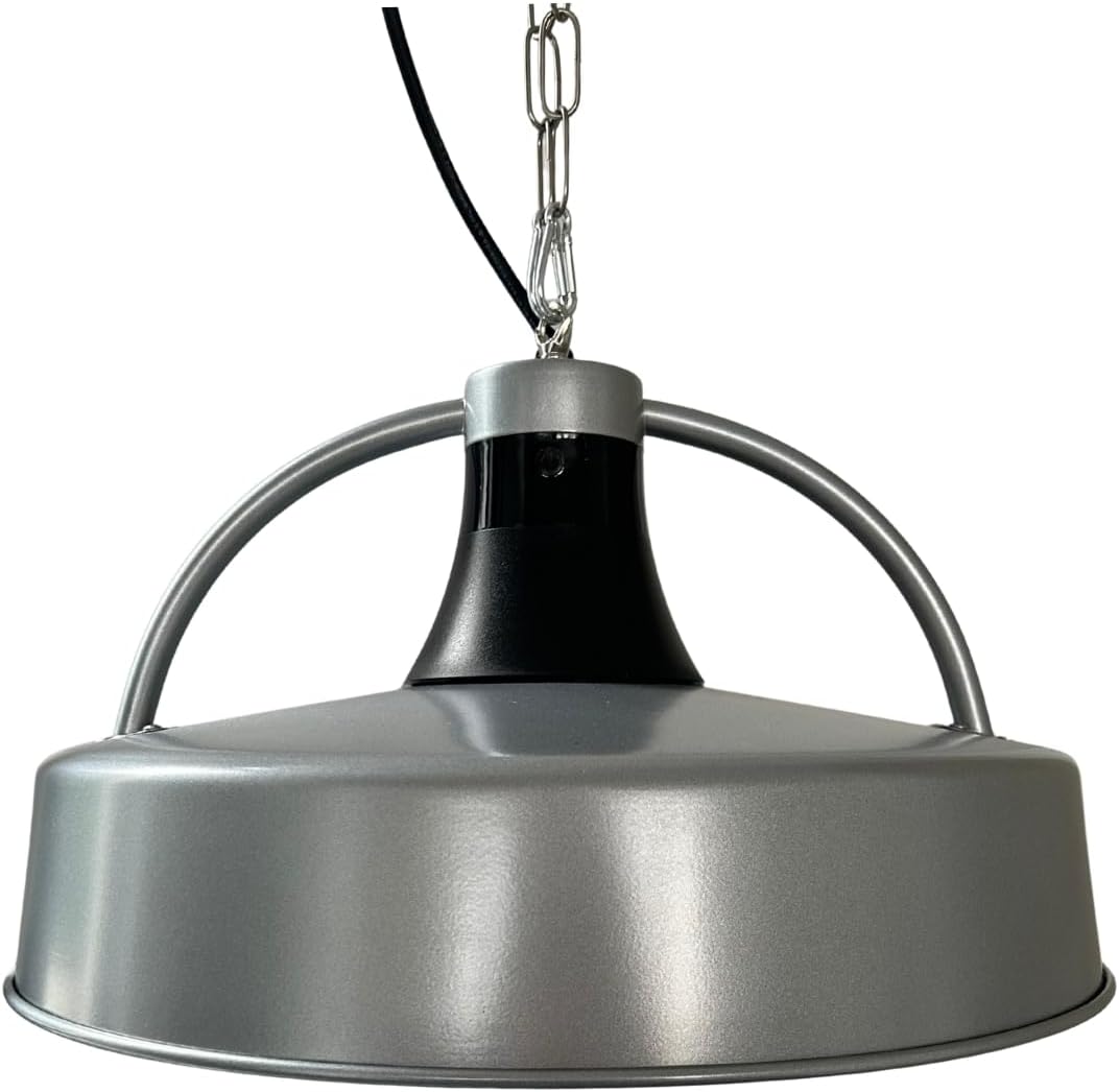 Aktobis Decken-Heizstrahler, Balkonheizer, Zeltheizer WDH-210S (Silbergrau + bis 2.100 Watt + Geringe Blendwirkung)