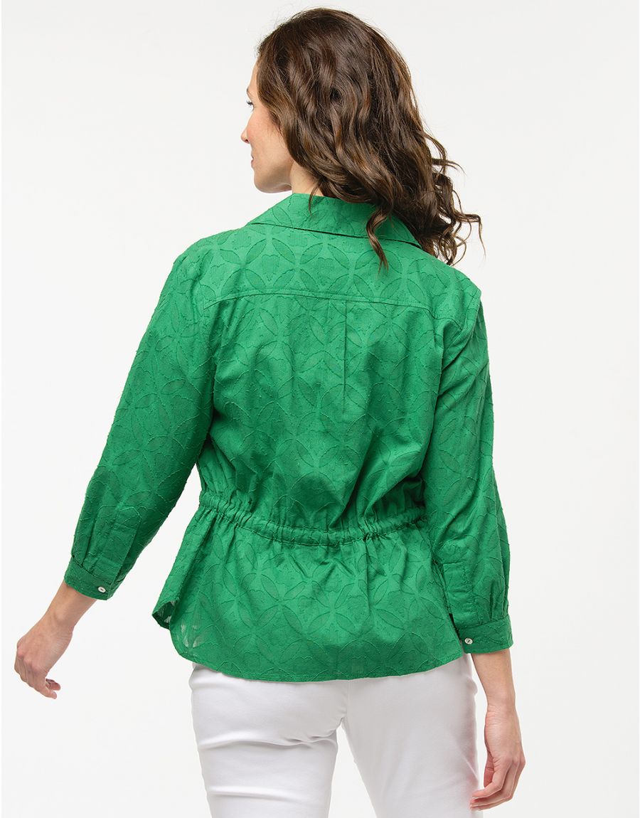 Veste chemise verte