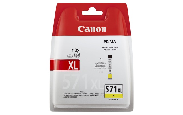 Canon Tintenpatrone »CLI-571Y XL Yellow«