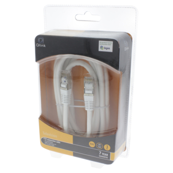 Q-Link FTP aansluitsnoer RJ45 3 meter KPN keur