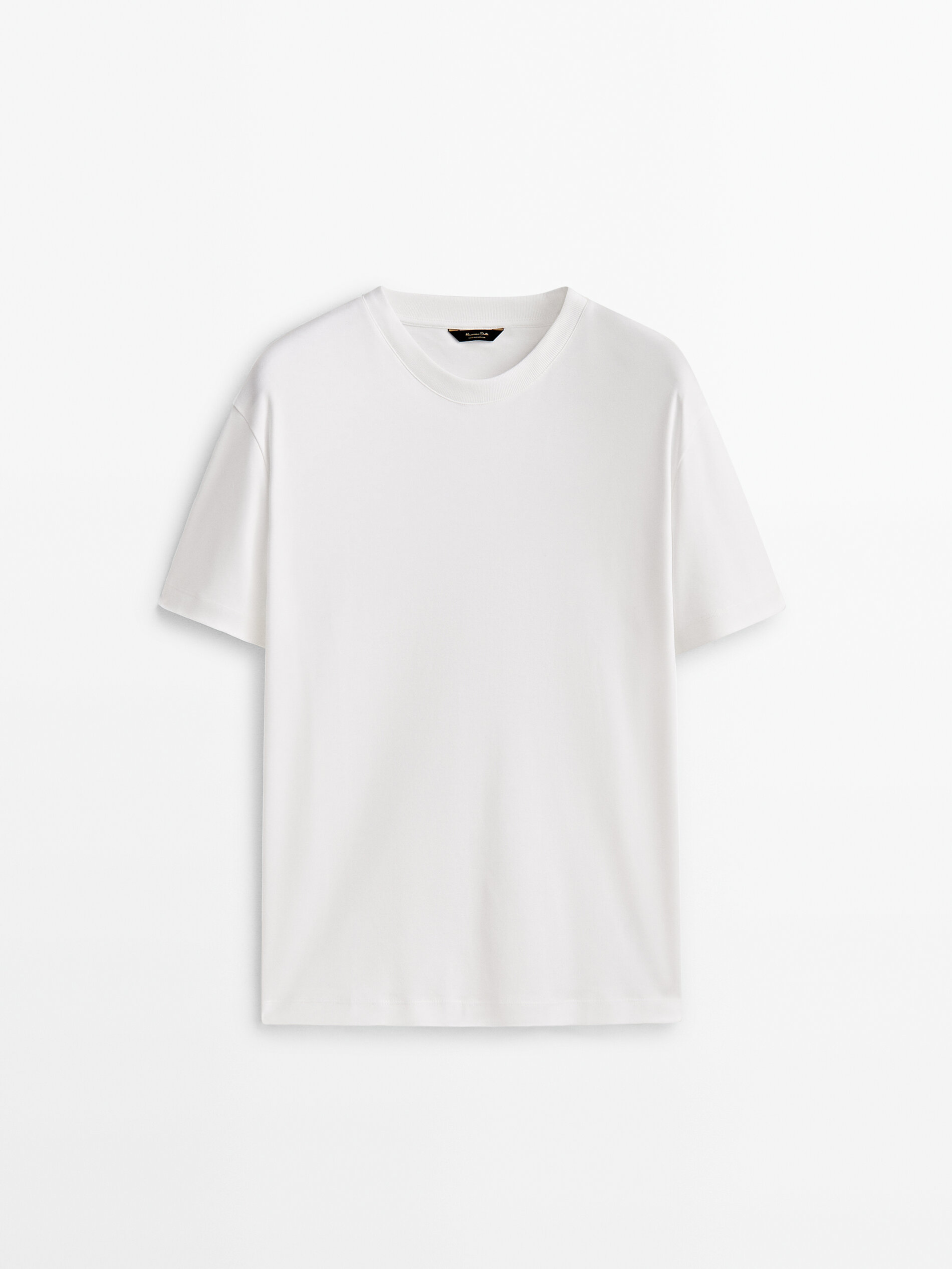 Camiseta de manga curta 100% algodão - BRANCA