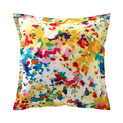 Linge de lit à fleurs et multicolore - BECQUET CRÉATION