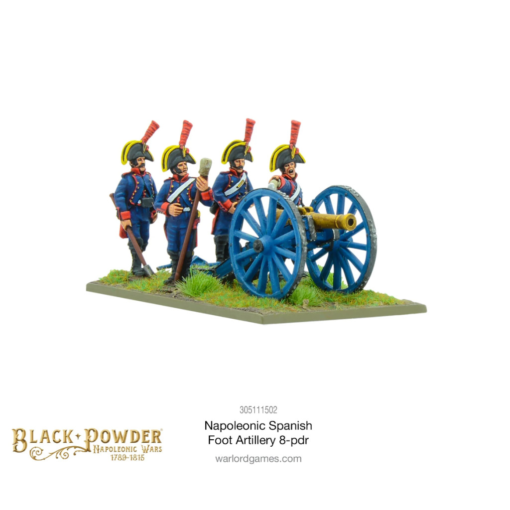 Napoleonic Spanish Foot Artillery 8-pdr