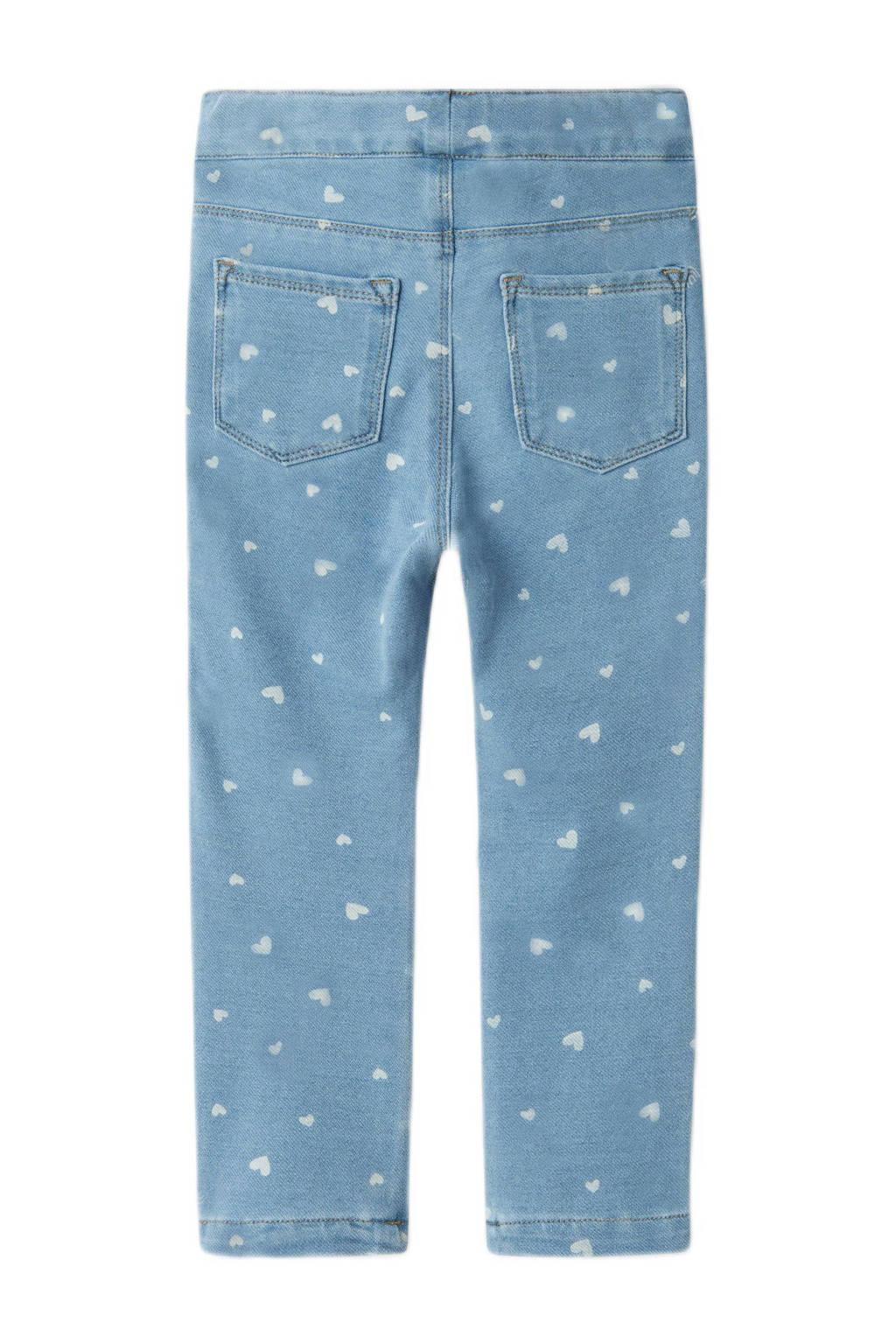 NAME IT slim fit regular waist jeans light blue denim