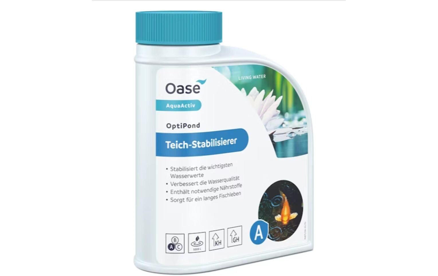 Teichreiniger AquaActiv OptiPond 500 mlSchaffen Sie optimale Bedingungen in Ihrem Teich