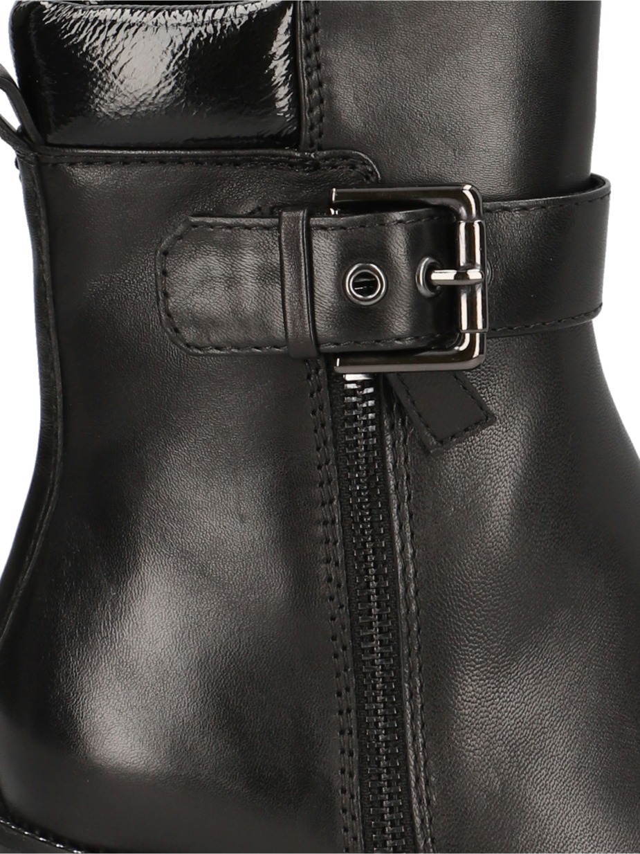 Glattleder Stiefelette