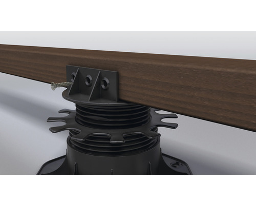 Verstelbare terrasdragers 25 - 40 mm, hellingcompensatie tot 8%