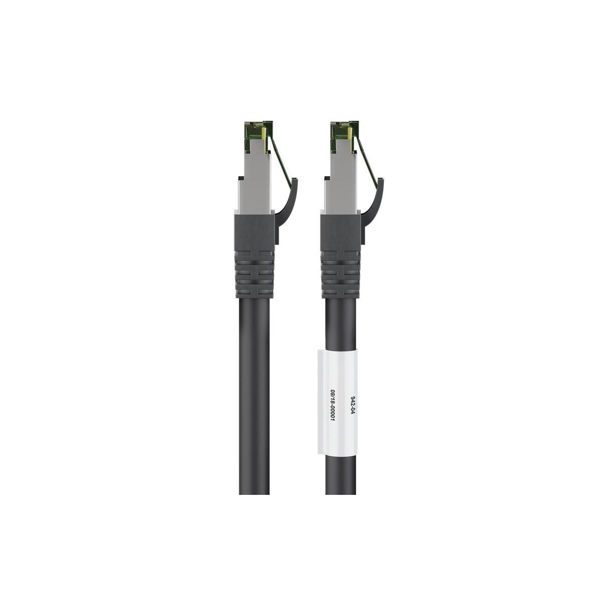 Goobay RJ45 (CAT 6A, 500 MHz) patchkabel med CAT 8.1 S / FTP råkabel, 16706