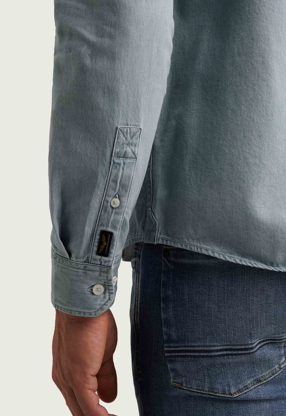 PME Legend Denim Bleach Overhemd
