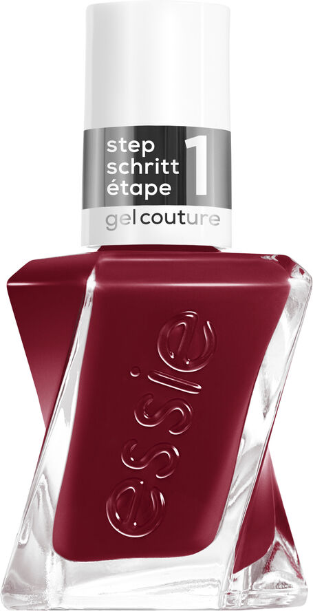 Essie essie gel couture 509 paint the gown red neglelak