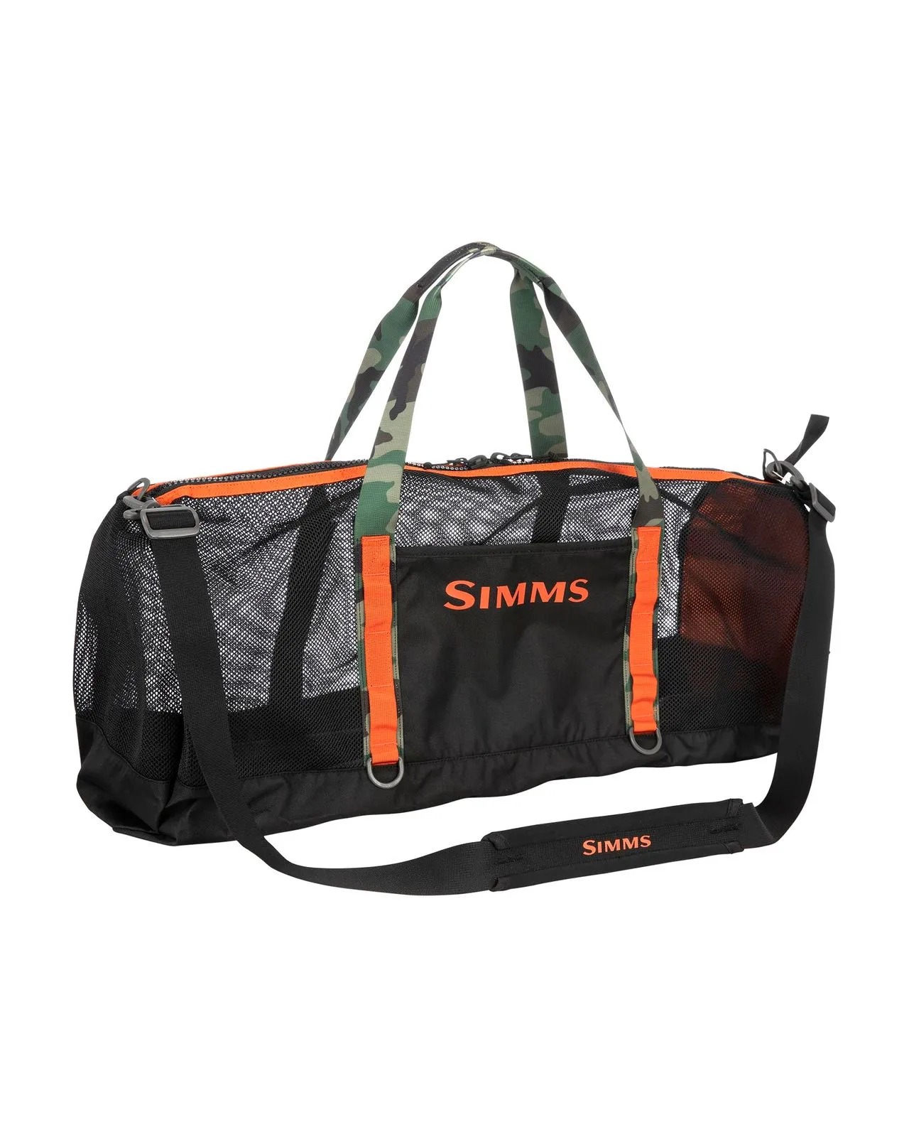 Simms Simms Challenger Mesh Duffel Hex Flow Camo Carbon