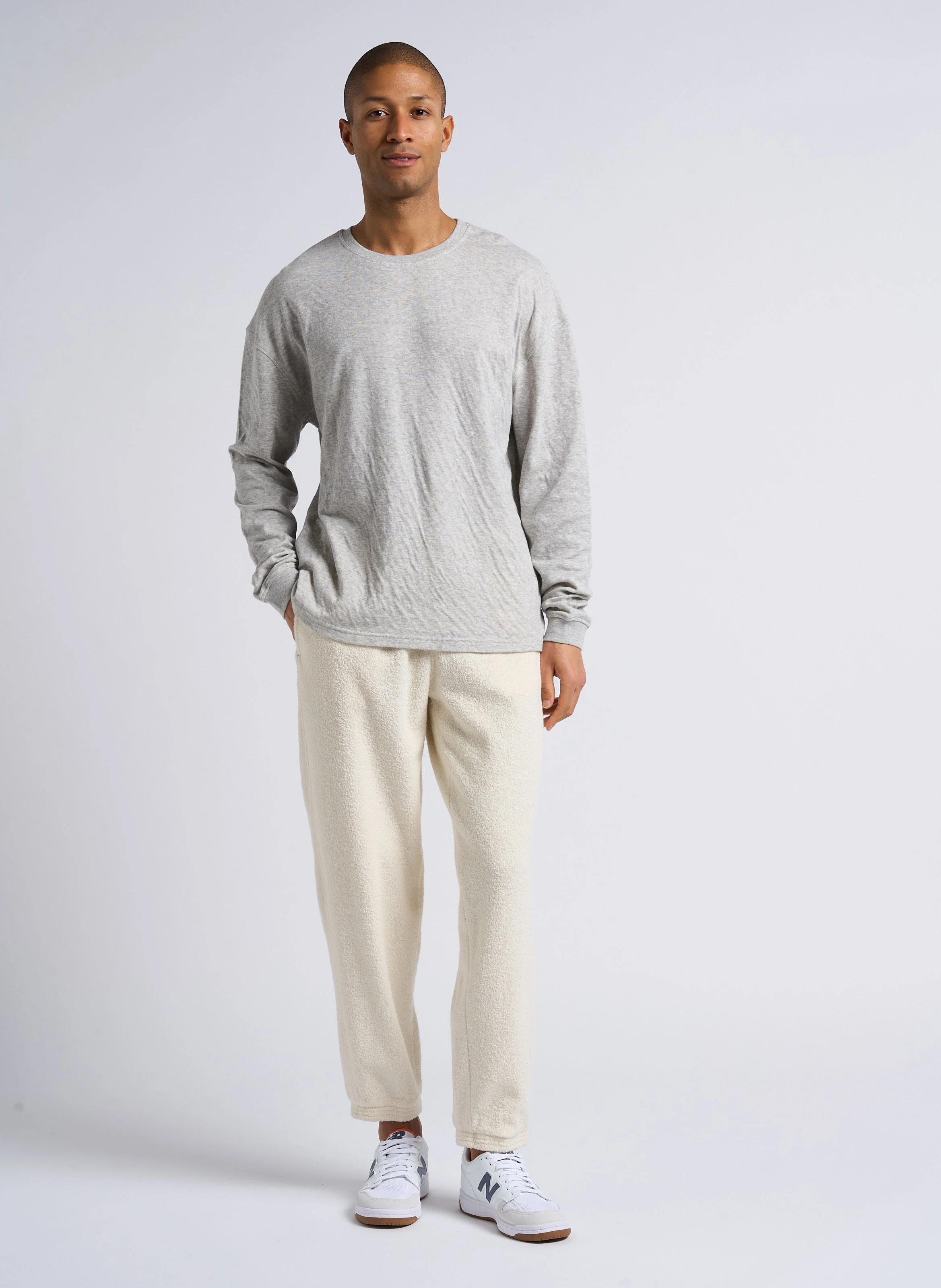 BOBYPARK - Jogging tissu éponge en coton bio | Beige